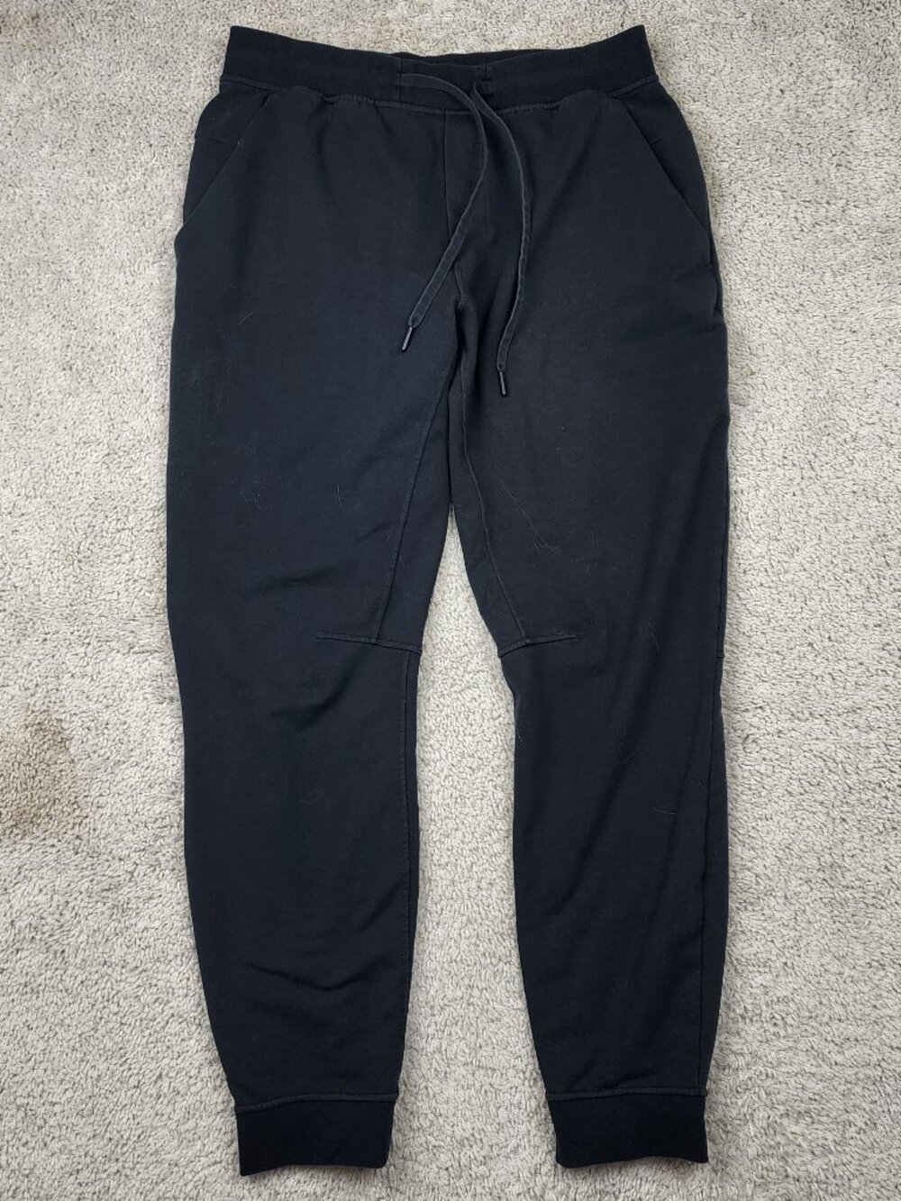 Lululemon Jogger Tapered Cuffed Black Men's Size Large L REI USA Gym Workout